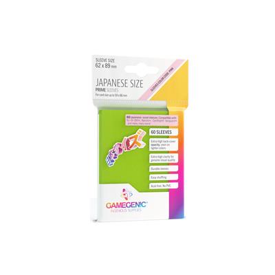 Gamegenic - PRIME Japanska Storlekar Fodral Lime (60 Fodral) Gamegenic