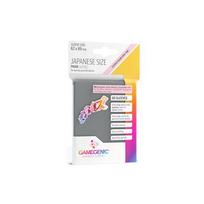 Gamegenic PRIME Japansk Storlek Sleeves Mörkgrå (60 Sleeves) Gamegenic