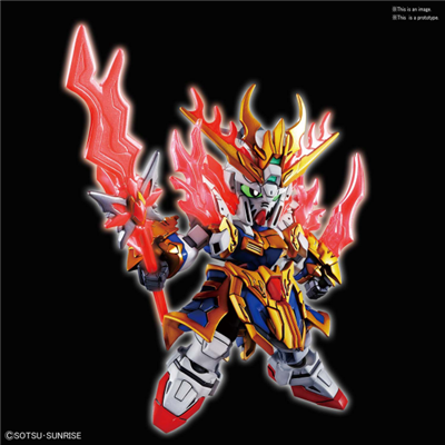 SD SANGOKU SOKETSUDEN Zhang Fei GOD GUNDAM Bandai