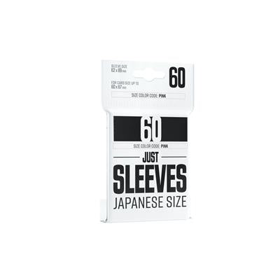 Just Sleeves - Japansk Storlek Svart (60 Sleeves) Gamegenic