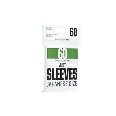 Just Sleeves - Japansk Storlek Grön (60 Sleeves) Gamegenic