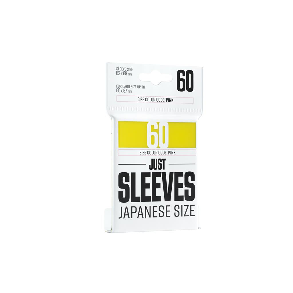 Just Sleeves - Japansk Storlek Gul (60 Ärm) Gamegenic