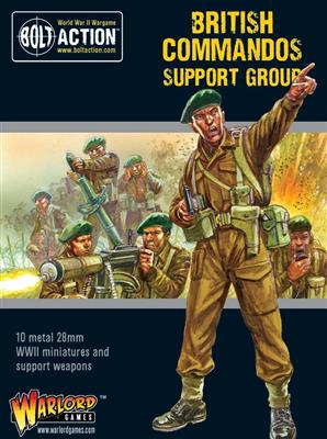 Bolt Action - Commandos Support Group (HQ, Mortar & MMG) - EN Warlord Games
