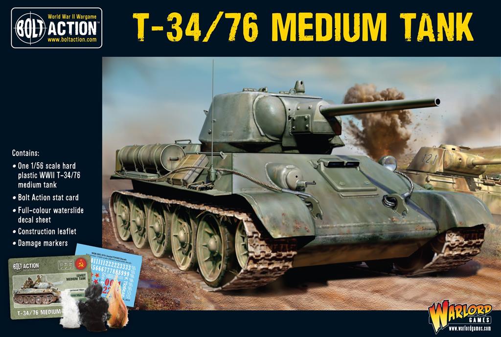 Bolt Action - T34/76 Medium Tank Warlord Games