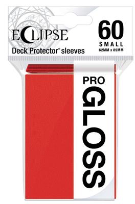 UP - Small Sleeves - Gloss Eclipse - Apple Red (60 Sleeves) Ultra Pro