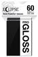 UP - Small Sleeves - Gloss Eclipse - Jet Black (60 Sleeves) Ultra Pro