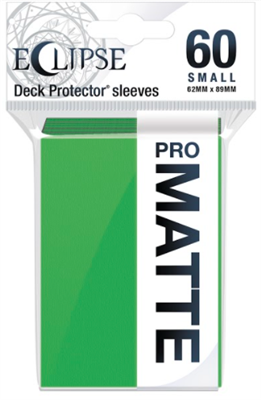 UP - Eclipse Matte Small Sleeves: Lime Green (60 Sleeves) Ultra Pro