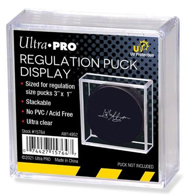 Regulation Puck UV Hållare – Skydda och Visa Din Hockeypuck Ultra Pro
