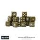 Bolt Action - Allies Star D6 Tärningspaket (16 st) Warlord Games