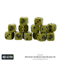 Bolt Action - US Marine Corps D6 Tärningar (16-pack) Warlord Games