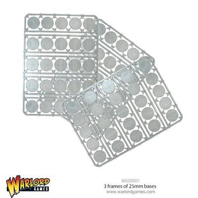 25mm Runda Basplattor - 3 Sprues Warlord Games