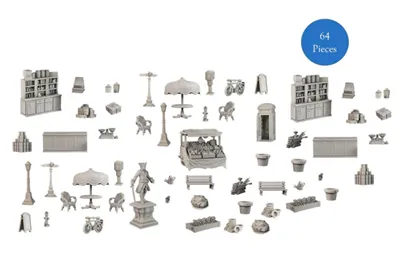 Terrain Crate - Town Square Mantic Games