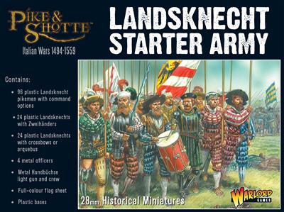 Pike & Shotte - Landsknecht Starter Army - EN Warlord Games