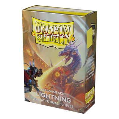 Dragon Shield Japansk Storlek Dual Matte Ärmar - Blixt 'Ailia' (60 Ärmar) Arcane Tinmen