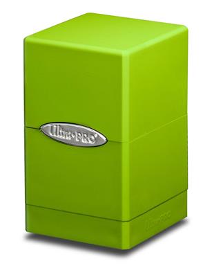 UP Deck Box - Satin Tower - Lime Green Ultra Pro