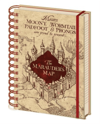 Harry Potter (The Marauders Map) A5 Anteckningsblock Pyramid International