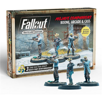 Fallout: Wasteland Warfare - Boone, Arcade och Cass - EN Modiphius Entertainment