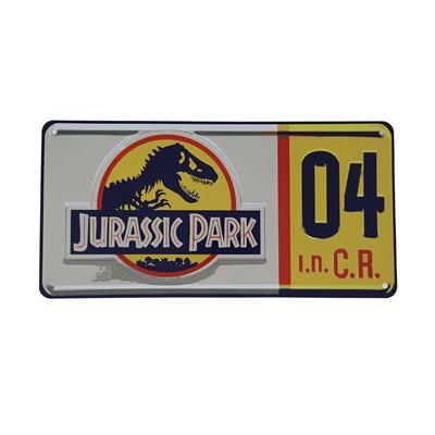 Jurassic Park Replica Nummerplåt Fanattik