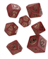 Dragons Modern Dice Set: Ruby Q-Workshop