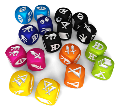 Lands of Galzyr Extra Dice Set Snowdale Design