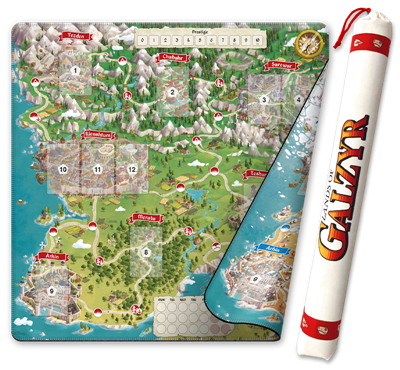 Lands of Galzyr Spelmatta och Väska Snowdale Design
