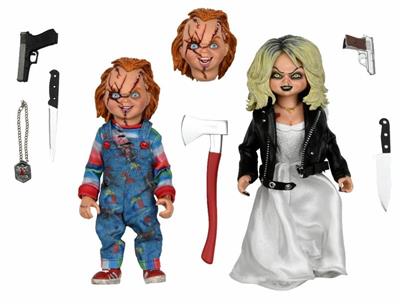 Bride of Chucky - 8" Scale Klädd Figur - Chucky & Tiffany 2-Pack NECA