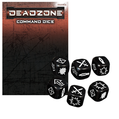 Deadzone - Kommandotärningspaket Mantic Games