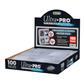 UP - 4-Pocket Secure Platinum Page för Toploaders (100 Sidor) Ultra Pro