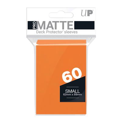 UP - Small Sleeves - Pro-Matte - Orange (60 Sleeves) Ultra Pro