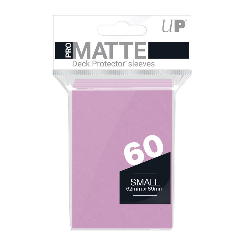 UP - Små Fickor - Pro-Matt - Rosa (60 Fickor) Ultra Pro