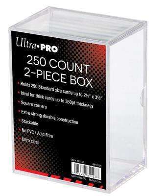 UP - 2-delad Låda för Kortförvaring (250 Count) Ultra Pro