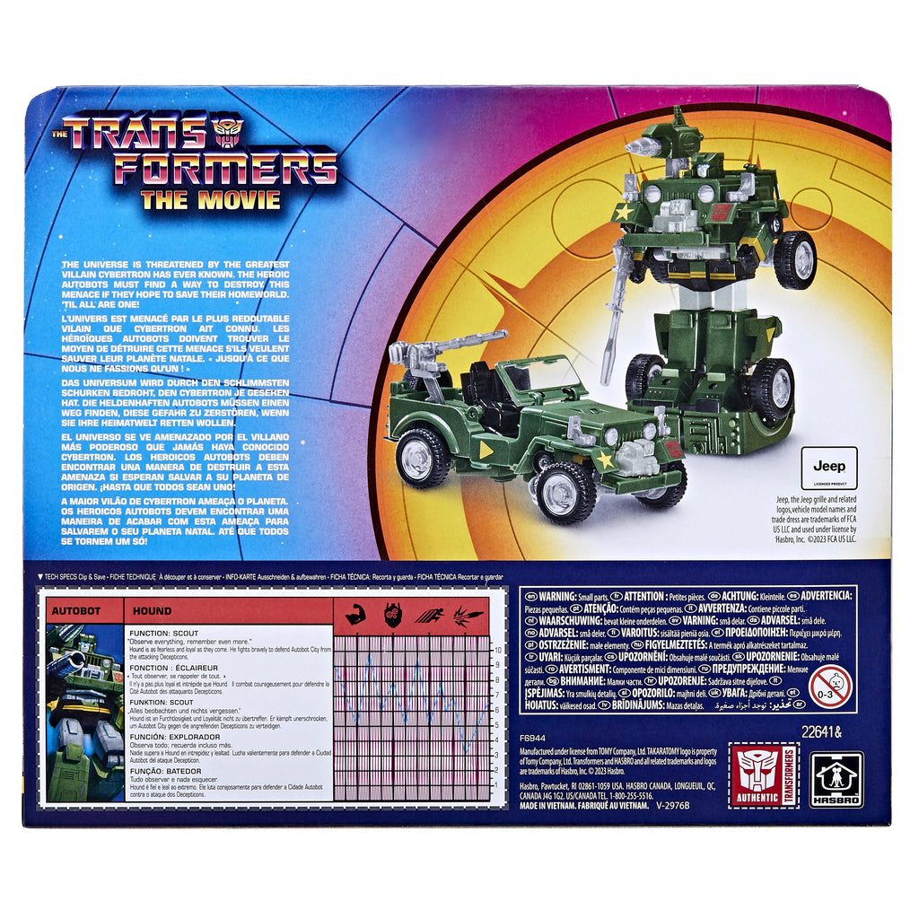 Transformers Retro: Autobot Hound - Actionfigur från G1 Hasbro