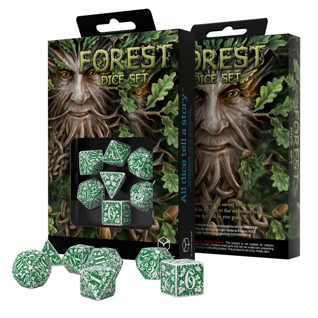 Forest Dice Set: Tundra Q-Workshop