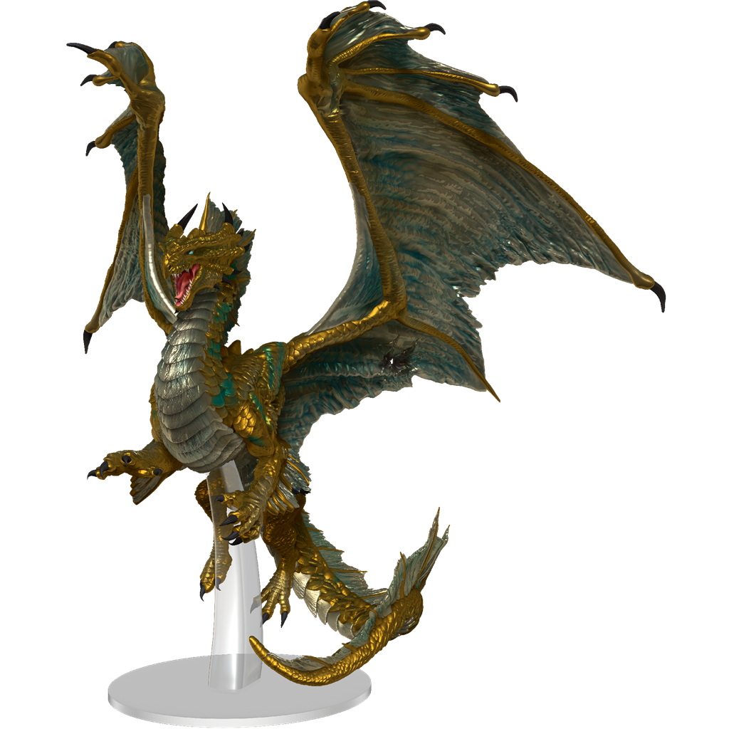 D&D Icons of the Realms: Premiumfigur av Vuxen Bronsdrake