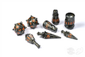 PolyHero Warrior 8 Dice Set Steel Grey Tabletop Tycoon