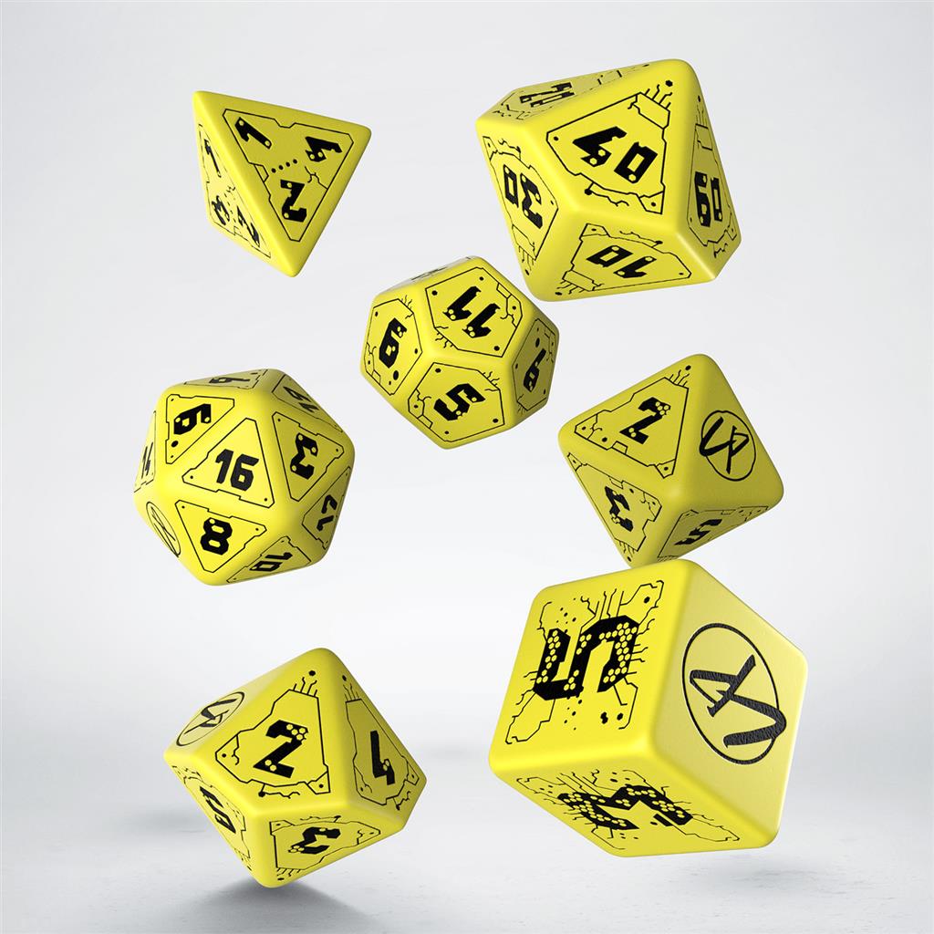 Cyberpunk Red Dice Set: Danger Zone Q-Workshop