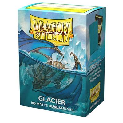 Dragon Shield Standard Matte Dual Sleeves - Glacier Miniom (100 Sleeves) Arcane Tinmen