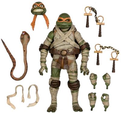 Universal Monsters x Teenage Mutant Ninja Turtles Ultimate Michelangelo as The Mummy