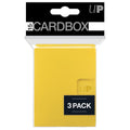 UP - PRO 15+ Kortlåda 3-pack: Gul Ultra Pro