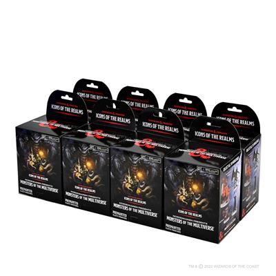 D&D Icons of the Realms: Mordenkainen Presents Monsters of the Multiverse - 8 ct. Booster Brick
