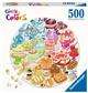 Ravensburger Puzzle Circle of Colors - Desserter/pastries 500 bitar Ravensburger