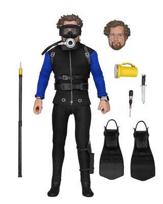 Jaws - 8" Klädd Figur – Hooper (Hajbur) NECA