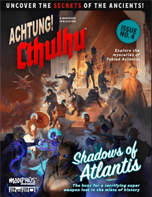Achtung! Cthulhu 2d20: Shadows of Atlantis - 2d20 Edition Modiphius Entertainment
