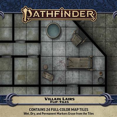 Pathfinder Flip-Tiles: Villain Lairs Set Paizo Publishing