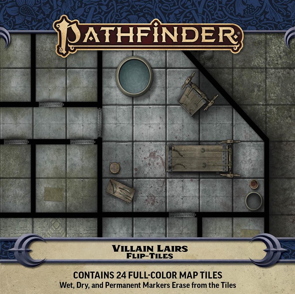 Pathfinder Flip-Tiles: Villain Lairs Set Paizo Publishing