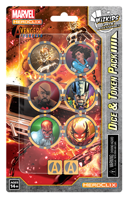 Marvel HeroClix: Avengers Forever Dice & Token Pack Ghost Rider WizKids/NECA
