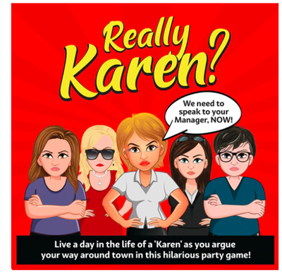 Really Karen? - Det Hilariska Brädspelet One Up Parties and Games