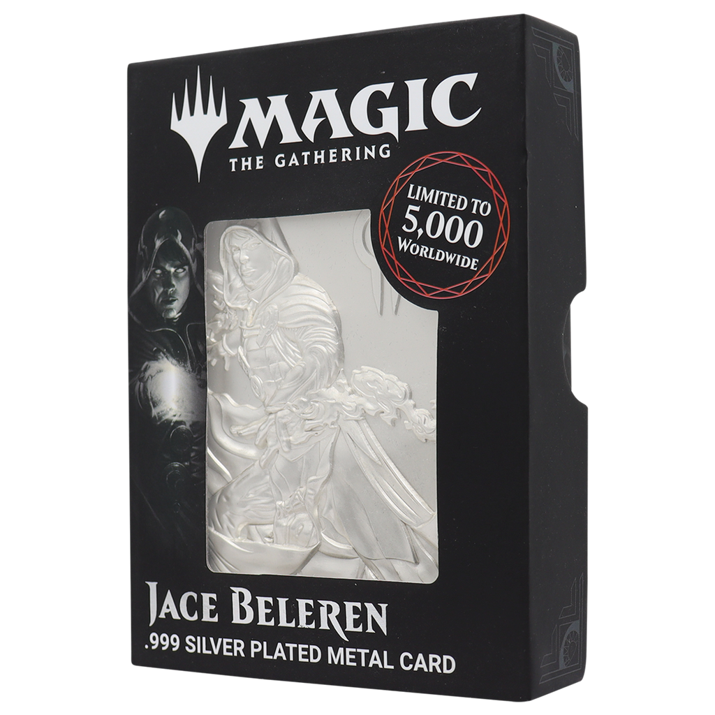 Magic the Gathering Limited Edition Silver Plated Jace Beleren Collectible Fanattik