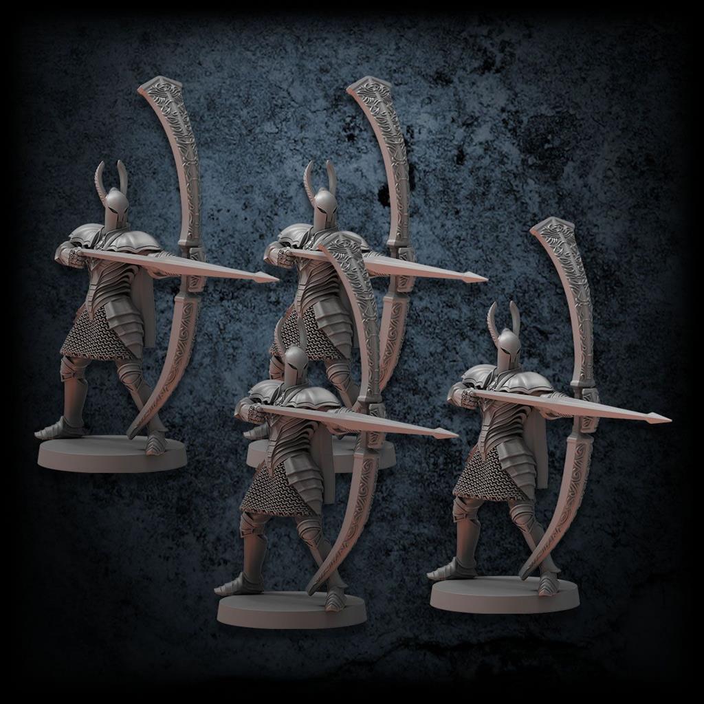 Dark Souls RPG - Silver Knight Greatbowmen - EN Steamforged Games