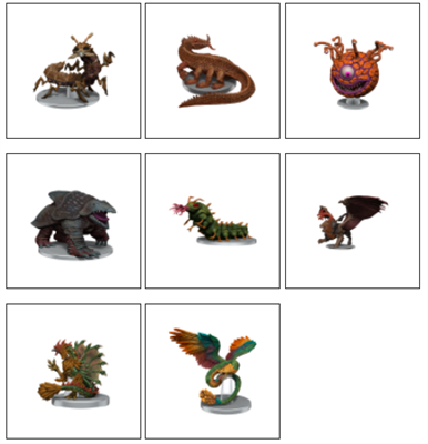 D&D Classic Collection: Monsters A-C – Samling av Legendariska Monstren WizKids/NECA